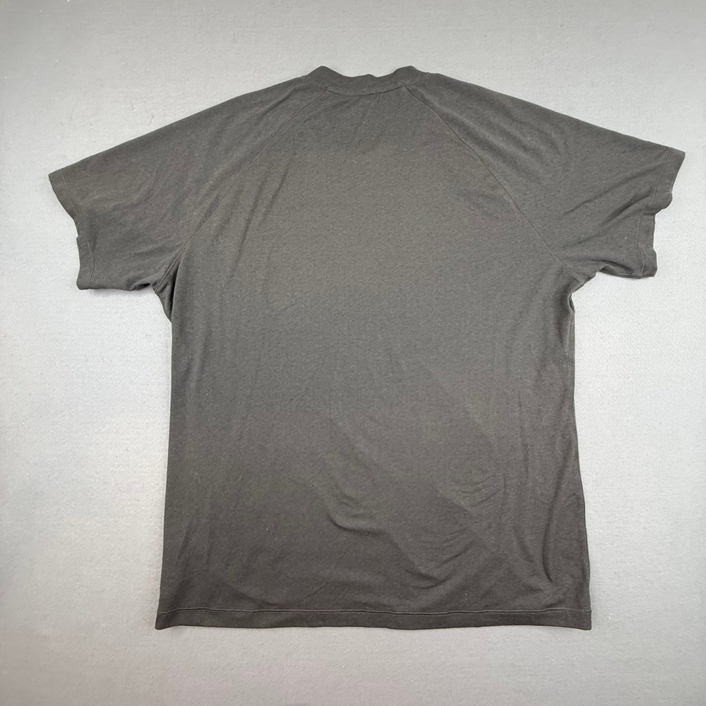 Public Rec Henley Shirt Mens XL Gray Short Sleeve Raglan Performance Stretch - Picture 2 of 8